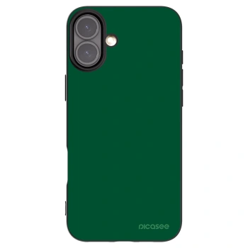 Picasee husă neagră din silicon pentru Apple iPhone 16 Plus - Green Gleam
