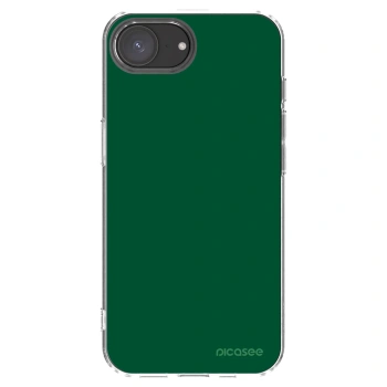 Picasee husă transparentă din silicon pentru Apple iPhone 16e - Green Gleam