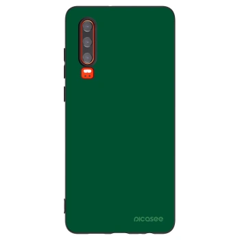 Picasee husă neagră din silicon pentru Huawei P30 - Green Gleam