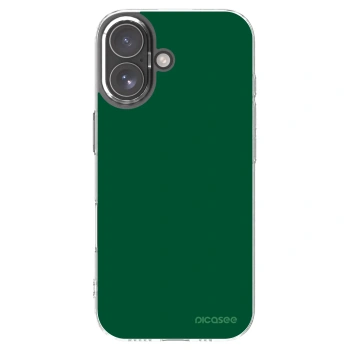 Picasee husă transparentă din silicon pentru Apple iPhone 17 - Green Gleam