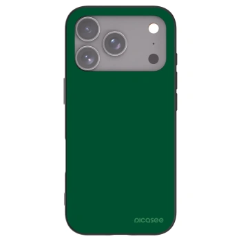 Picasee husă neagră din silicon pentru Apple iPhone 17 Pro - Green Gleam