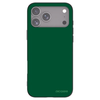 Picasee husă neagră din silicon pentru Apple iPhone 17 Pro Max - Green Gleam