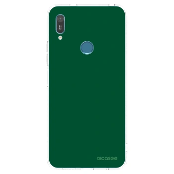 Picasee husă transparentă din silicon pentru Huawei Y6 2019 - Green Gleam