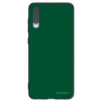Picasee husă neagră din silicon pentru Samsung Galaxy A70 A705F - Green Gleam
