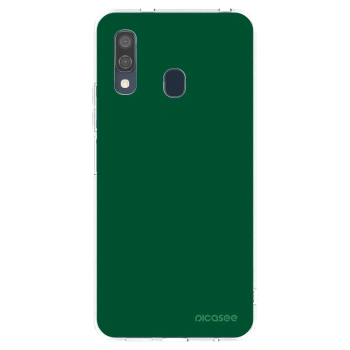 Picasee husă transparentă din silicon pentru Samsung Galaxy A40 A405F - Green Gleam