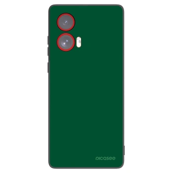 Picasee husă neagră din silicon pentru Motorola Edge 50 Fusion - Green Gleam