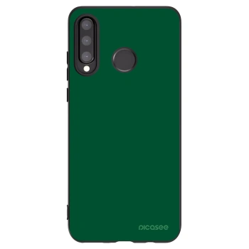 Picasee husă neagră din silicon pentru Huawei P30 Lite - Green Gleam