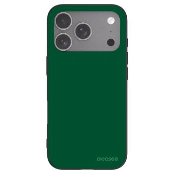 Picasee husă neagră din silicon pentru Apple iPhone 18 Pro - Green Gleam