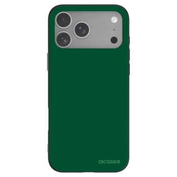 Picasee husă neagră din silicon pentru Apple iPhone 18 Pro Max - Green Gleam