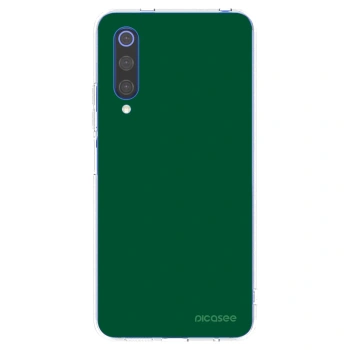 Picasee husă transparentă din silicon pentru Xiaomi Mi 9 SE - Green Gleam