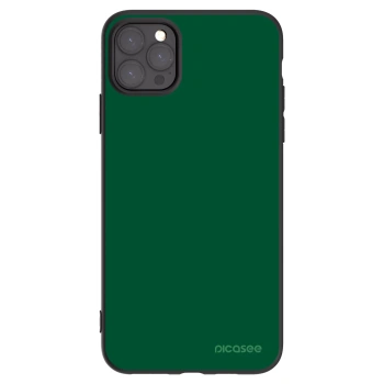 Picasee husă neagră din silicon pentru Apple iPhone 11 Pro Max - Green Gleam