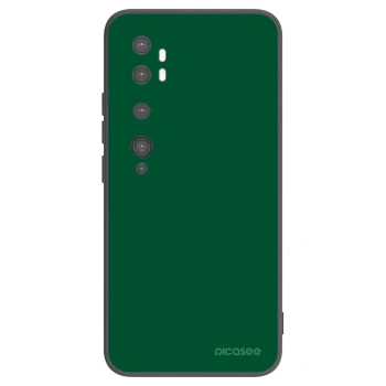 Picasee husă neagră din silicon pentru Xiaomi Mi Note 10 (Pro) - Green Gleam