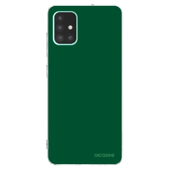 Picasee husă transparentă din silicon pentru Samsung Galaxy A51 A515F - Green Gleam