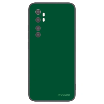 Picasee husă neagră din silicon pentru Xiaomi Mi Note 10 Lite - Green Gleam