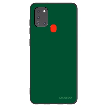 Picasee husă neagră din silicon pentru Samsung Galaxy A21s - Green Gleam