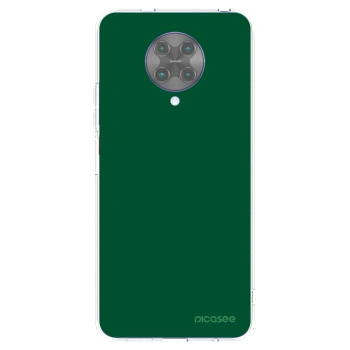 Picasee husă transparentă din silicon pentru Xiaomi Poco F2 Pro - Green Gleam