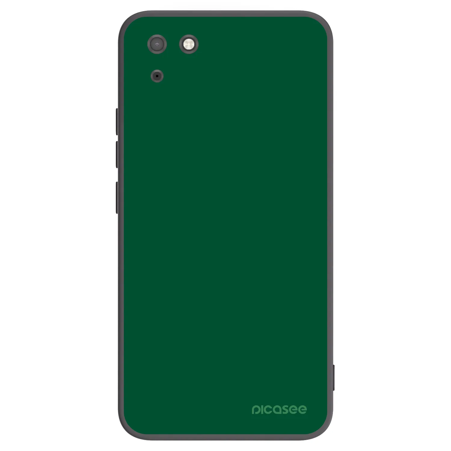 Picasee husă neagră din silicon pentru Huawei Y5P - Green Gleam