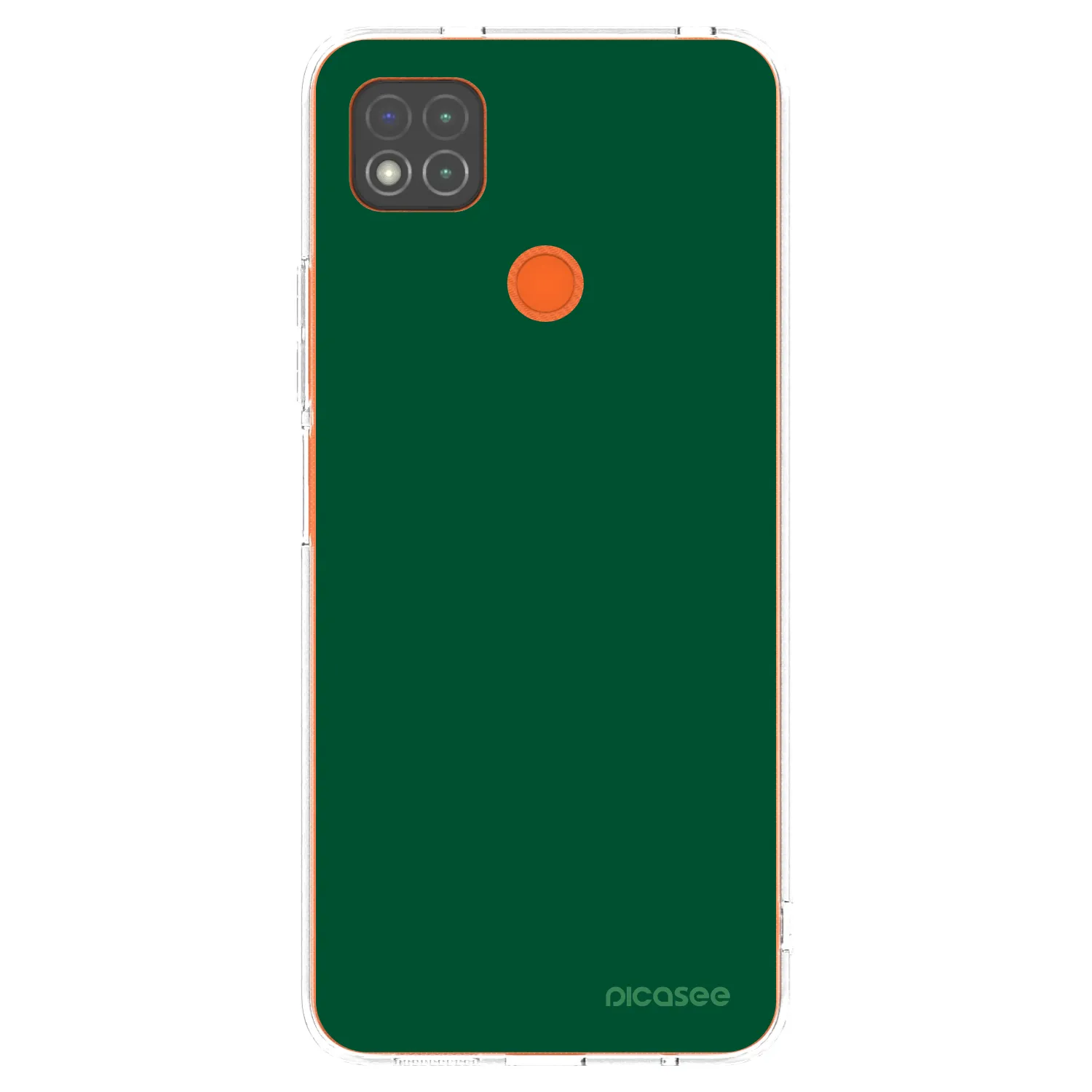 Picasee husă transparentă din silicon pentru Xiaomi Redmi 9C - Green Gleam