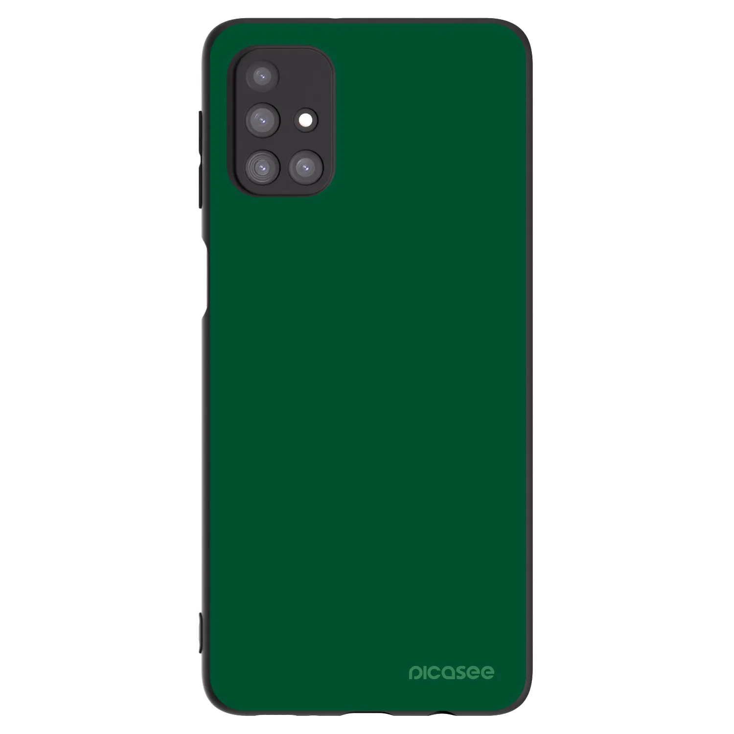 Picasee husă neagră din silicon pentru Samsung Galaxy M31s - Green Gleam