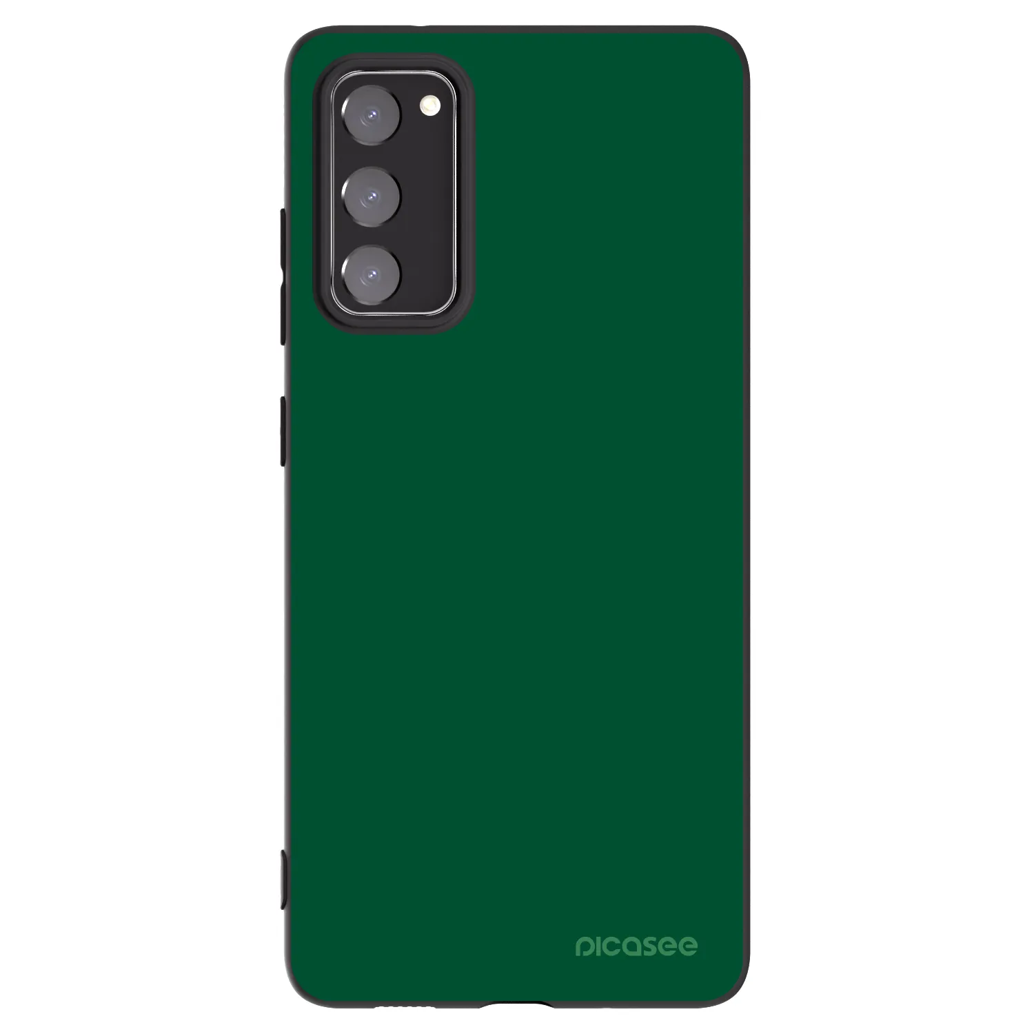 Picasee husă neagră din silicon pentru Samsung Galaxy S20 FE - Green Gleam