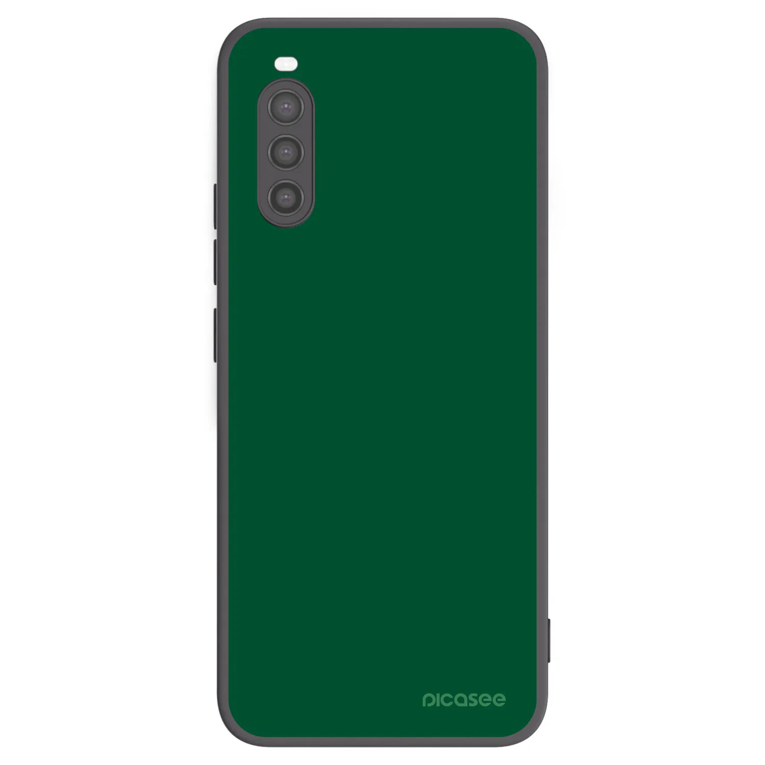 Picasee husă neagră din silicon pentru Sony Xperia 10 II - Green Gleam