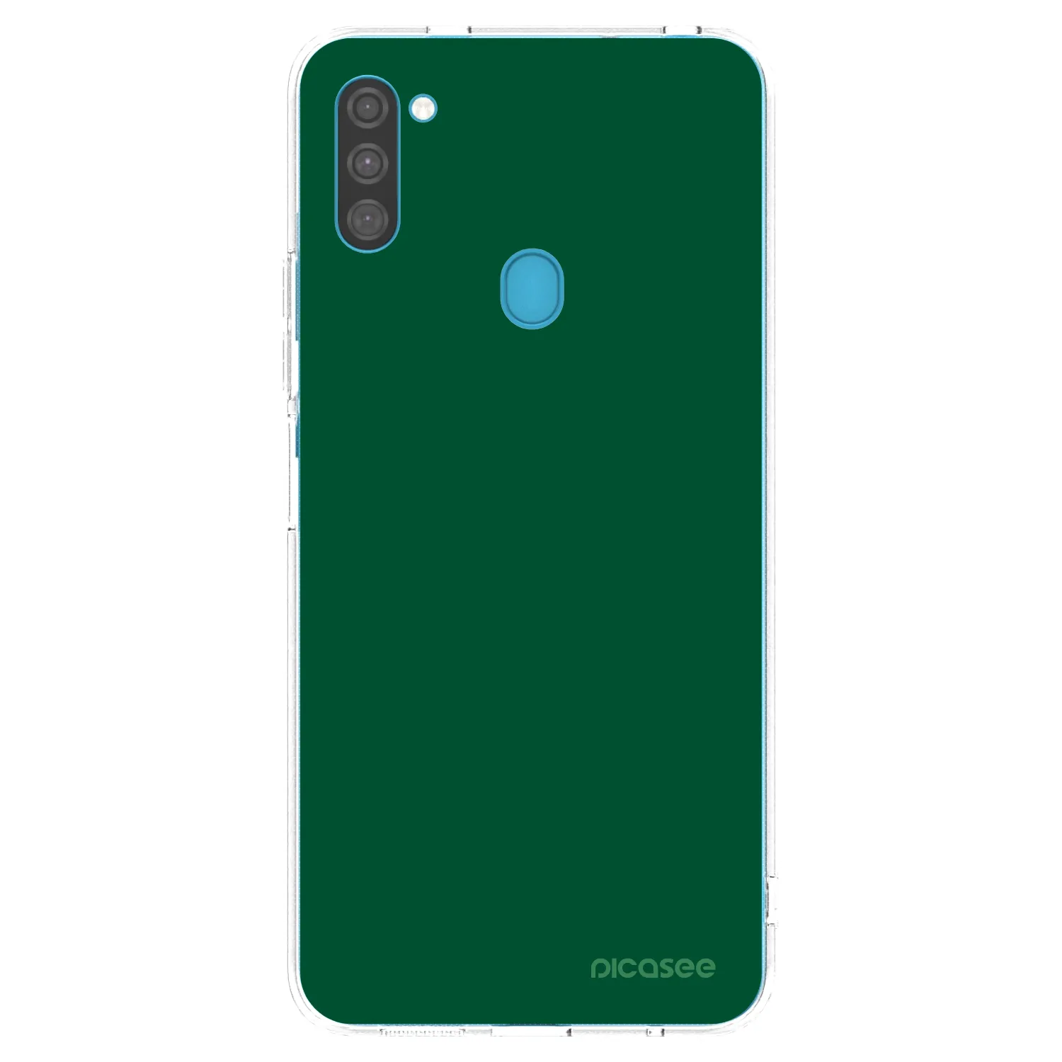 Picasee husă transparentă din silicon pentru Samsung Galaxy M11 - Green Gleam