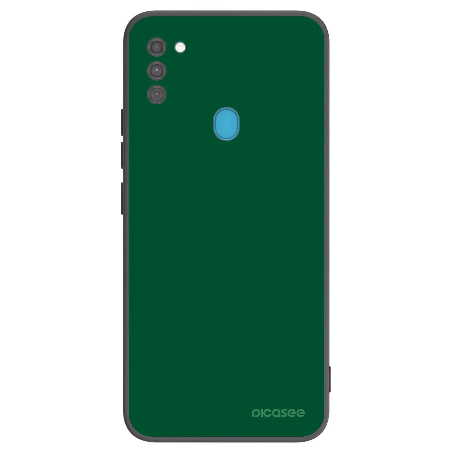 Picasee husă neagră din silicon pentru Samsung Galaxy M11 - Green Gleam