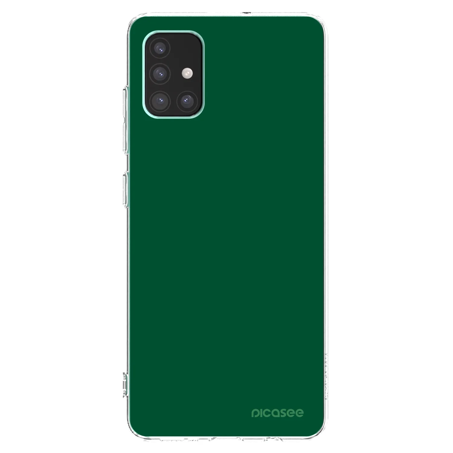 Picasee husă transparentă din silicon pentru Samsung Galaxy M51 M515F - Green Gleam
