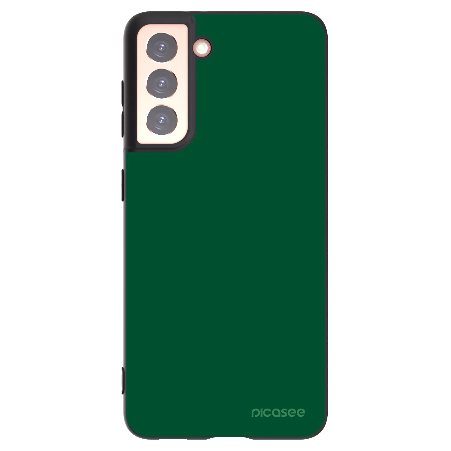 Picasee husă neagră din silicon pentru Samsung Galaxy S21 5G G991B - Green Gleam