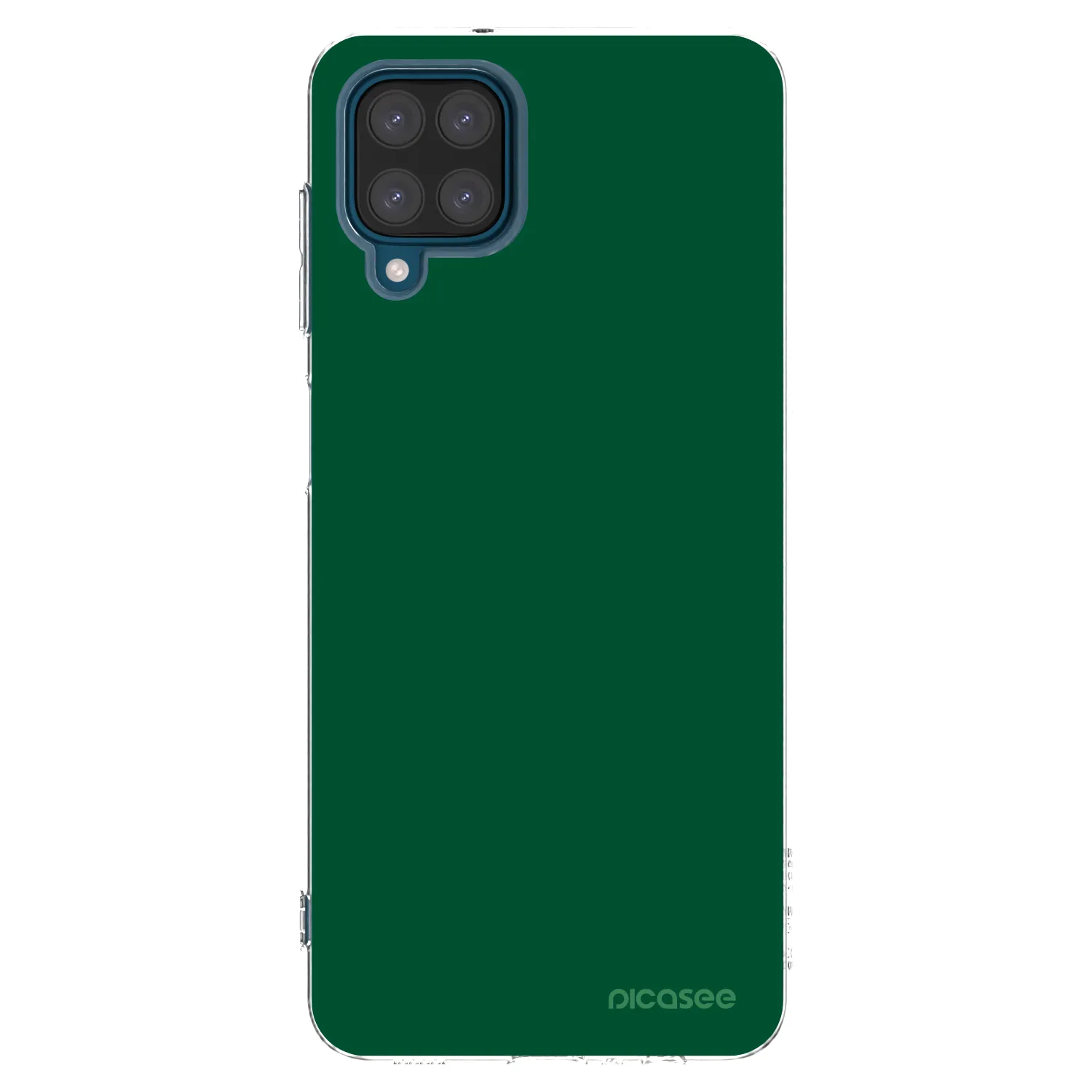 Picasee husă transparentă din silicon pentru Samsung Galaxy A12 A125F - Green Gleam