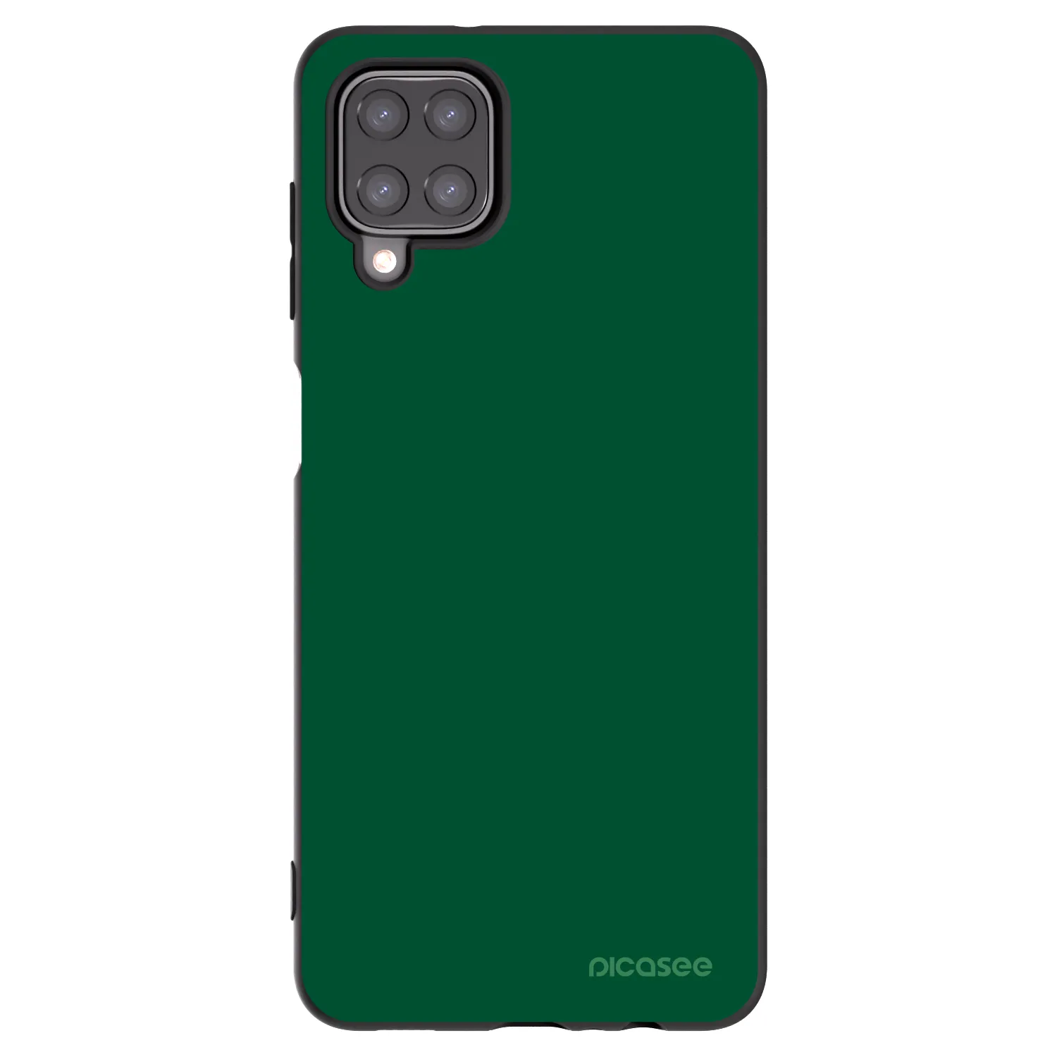 Picasee husă neagră din silicon pentru Samsung Galaxy A12 A125F - Green Gleam