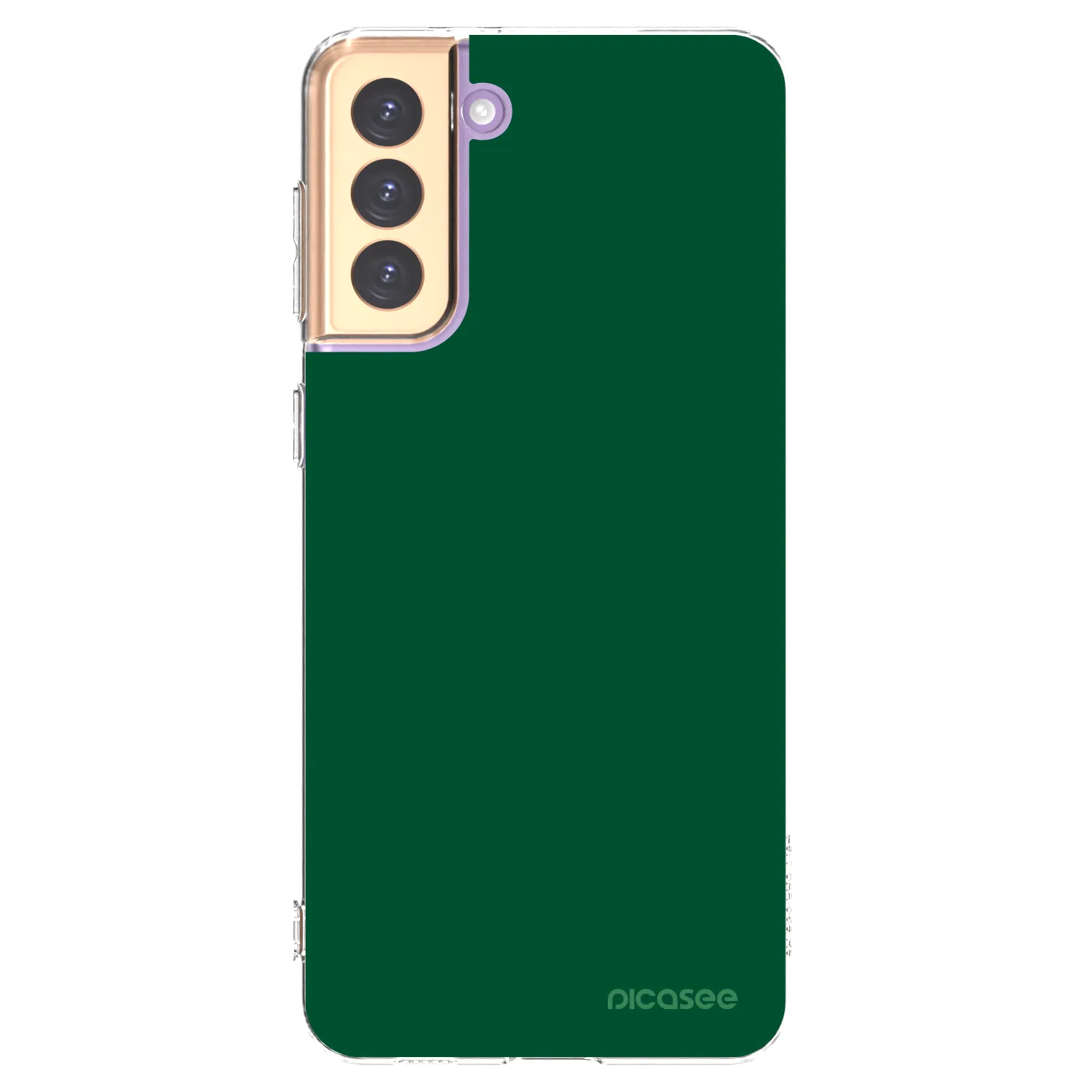 Picasee husă transparentă din silicon pentru Samsung Galaxy S21+ 5G G996F - Green Gleam