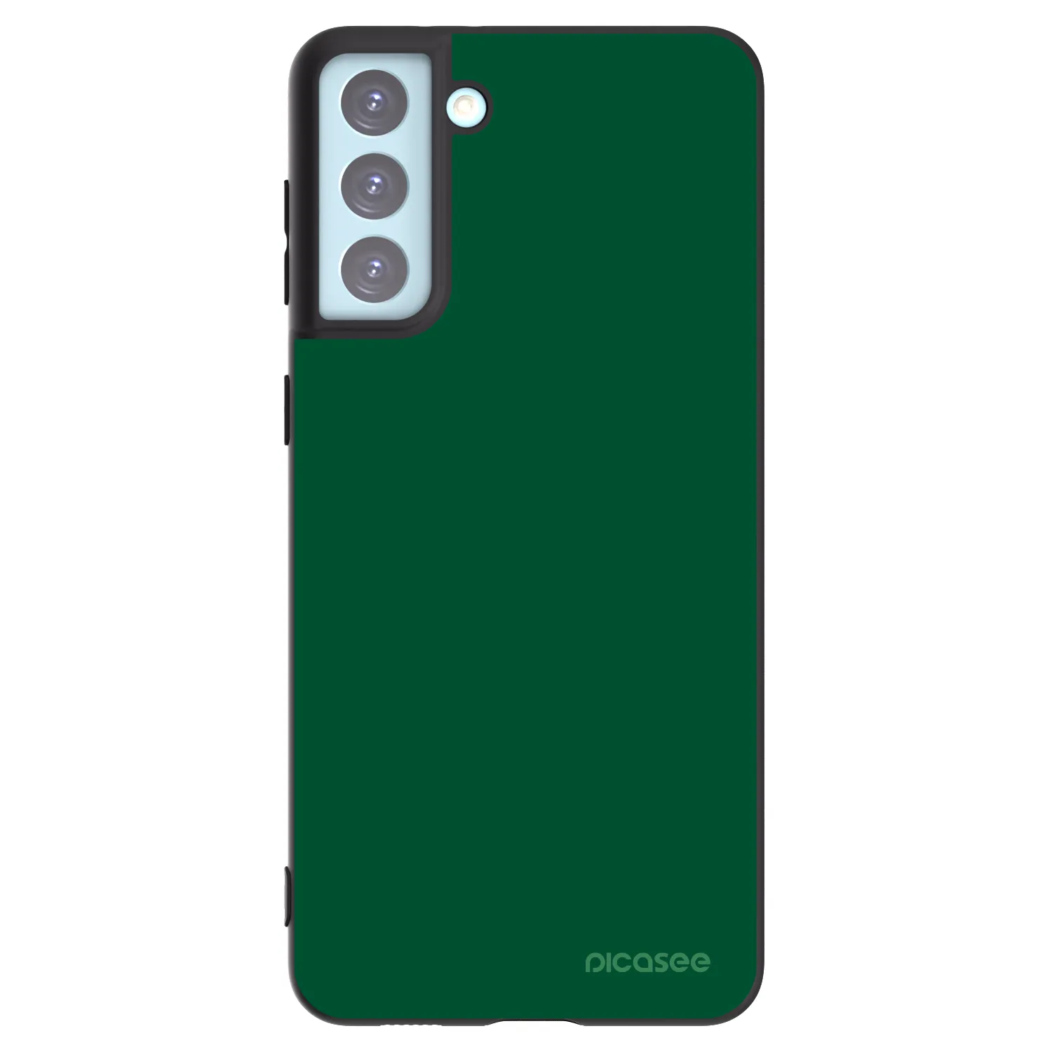 Picasee husă neagră din silicon pentru Samsung Galaxy S21+ 5G G996F - Green Gleam