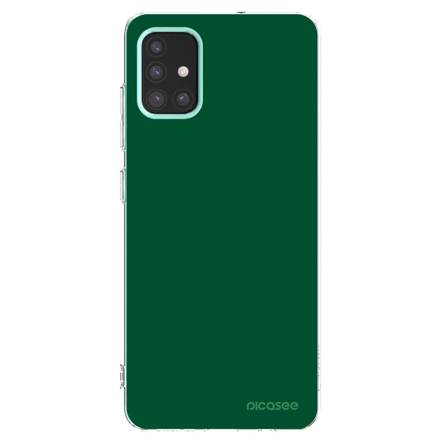 Picasee husă transparentă din silicon pentru Samsung Galaxy M31s - Green Gleam