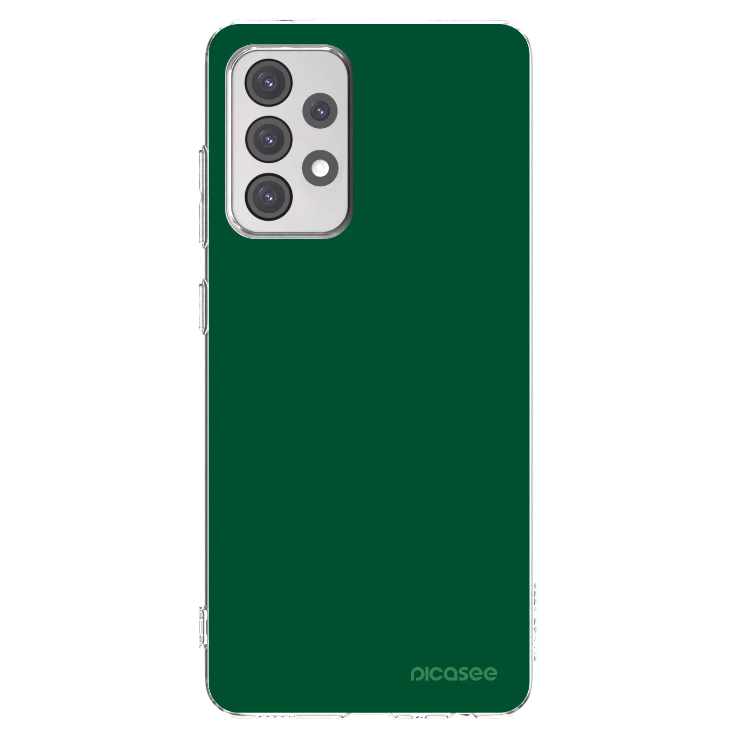 Picasee husă transparentă din silicon pentru Samsung Galaxy A52 5G A525F - Green Gleam