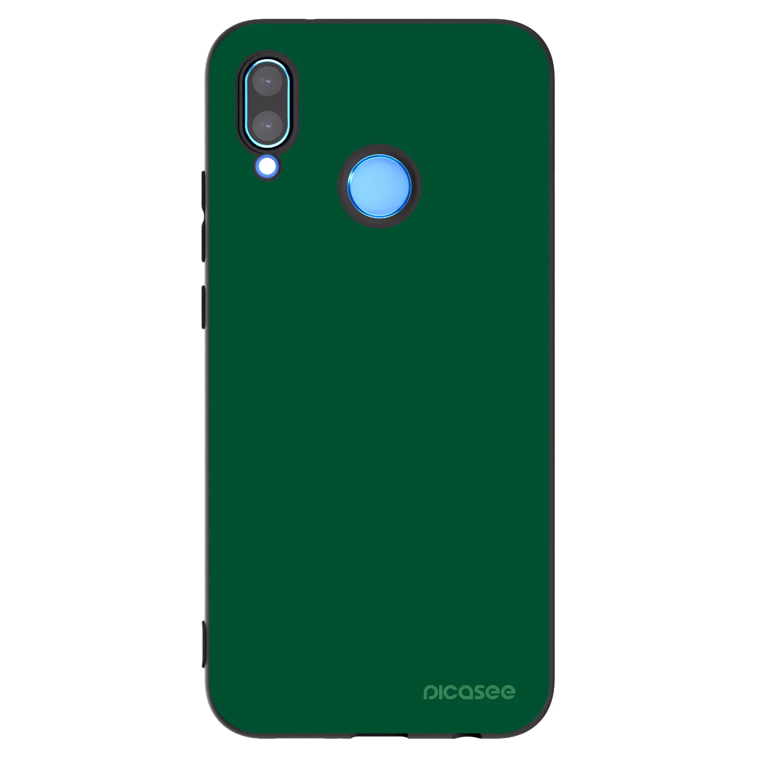 Picasee husă neagră din silicon pentru Huawei P20 Lite - Green Gleam
