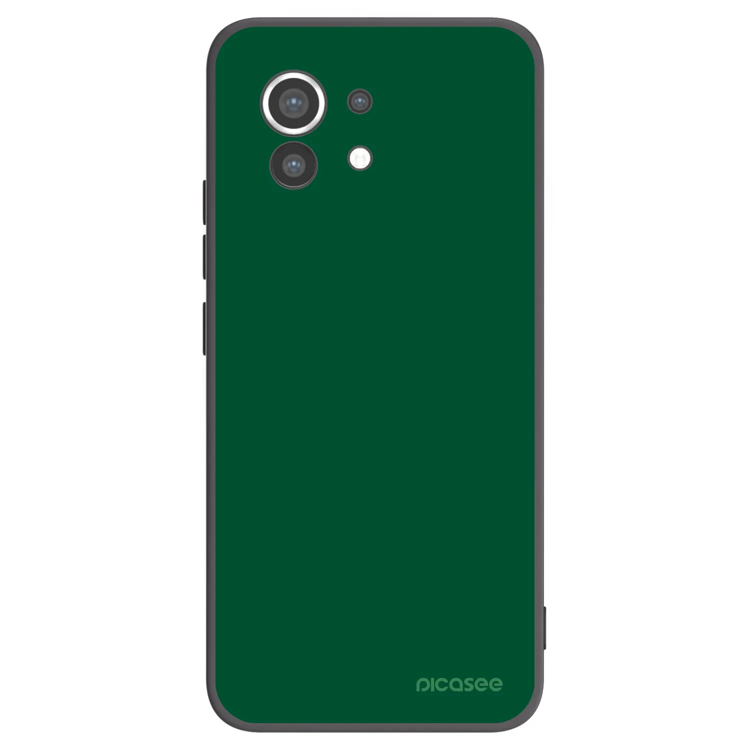 Picasee husă neagră din silicon pentru Xiaomi Mi 11 - Green Gleam
