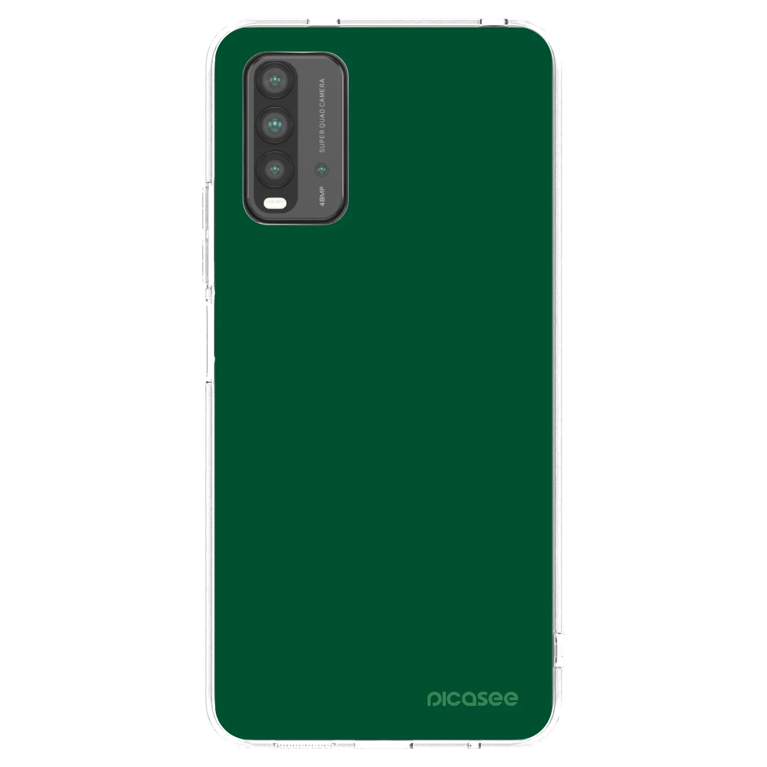 Picasee husă neagră din silicon pentru Xiaomi Redmi 9T - Green Gleam