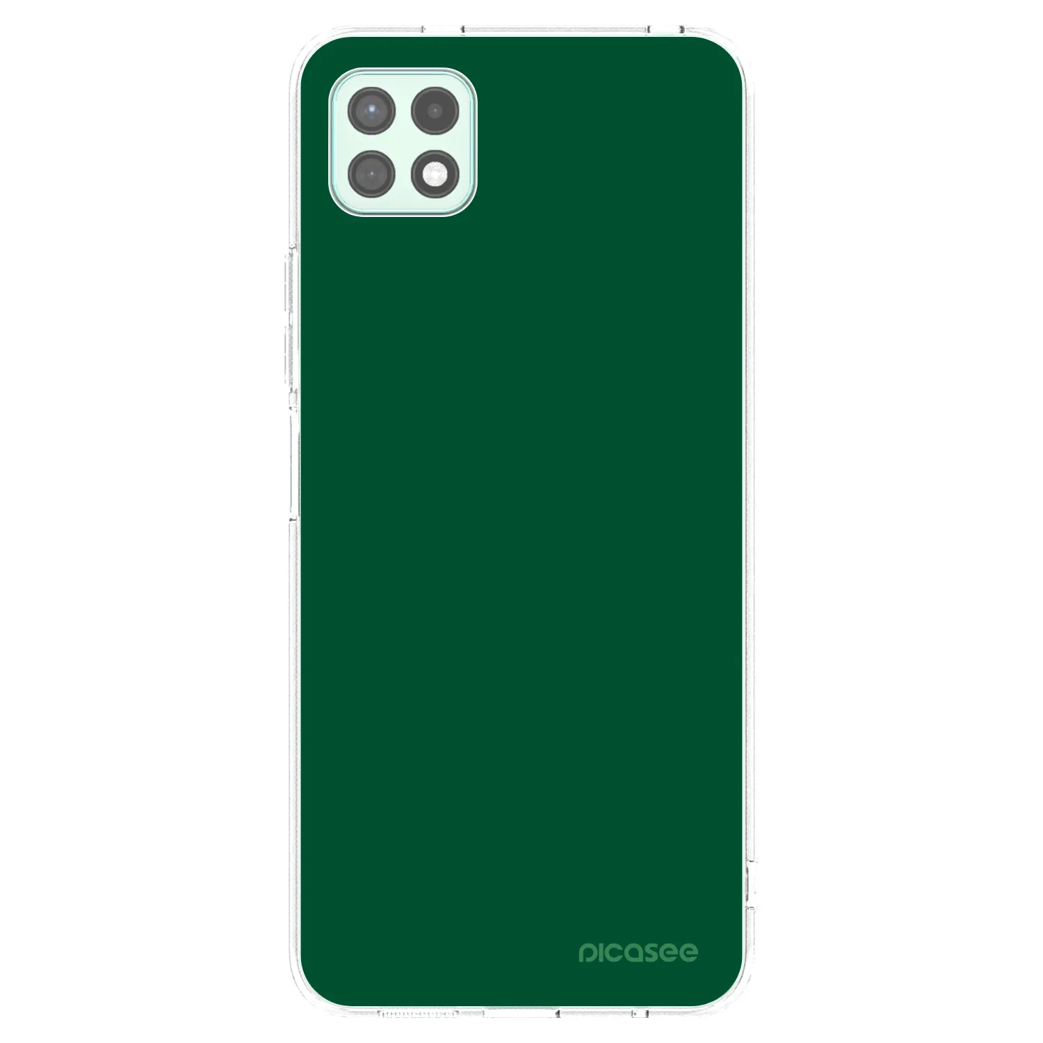 Picasee husă transparentă din silicon pentru Samsung Galaxy A22 A226B 5G - Green Gleam