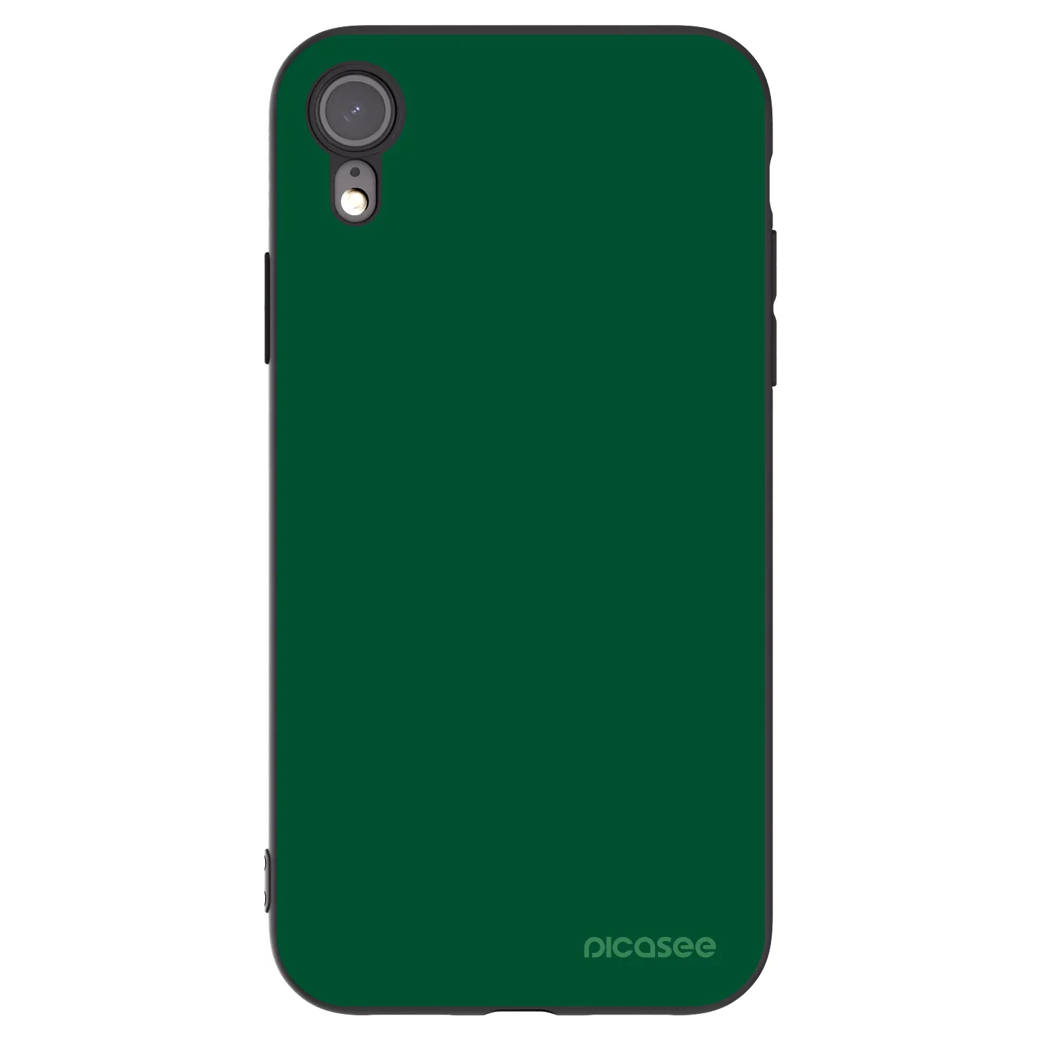 Picasee husă neagră din silicon pentru Apple iPhone 6 Plus/6S Plus - Green Gleam