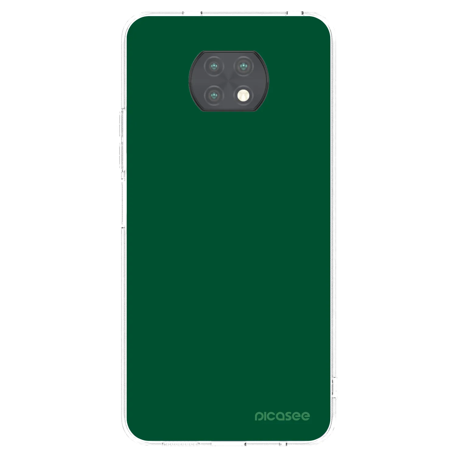 Picasee husă transparentă din silicon pentru Xiaomi Redmi Note 9T - Green Gleam