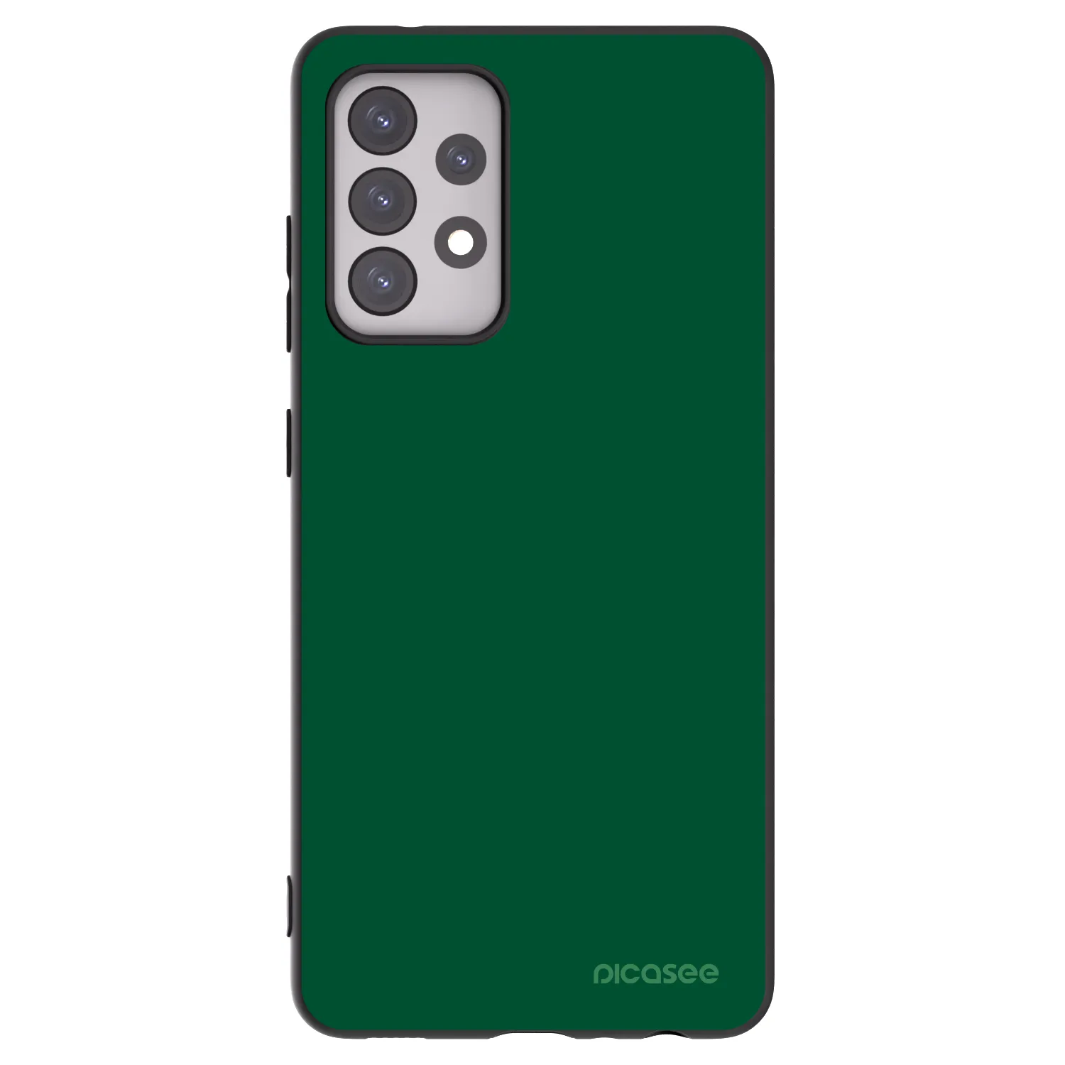 Picasee husă neagră din silicon pentru Samsung Galaxy A52s 5G A528B - Green Gleam