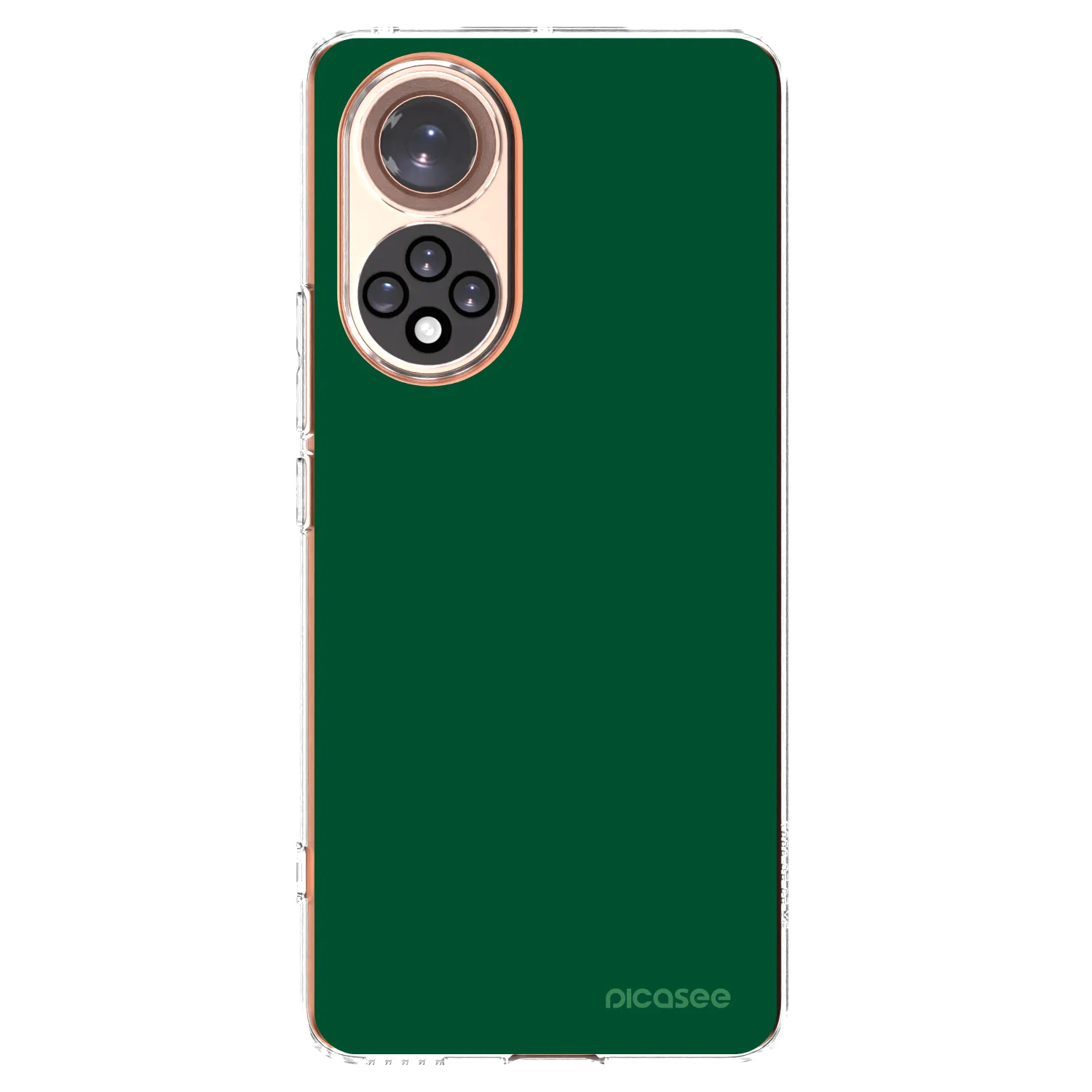 Picasee husă transparentă din silicon pentru Huawei Nova 9 - Green Gleam