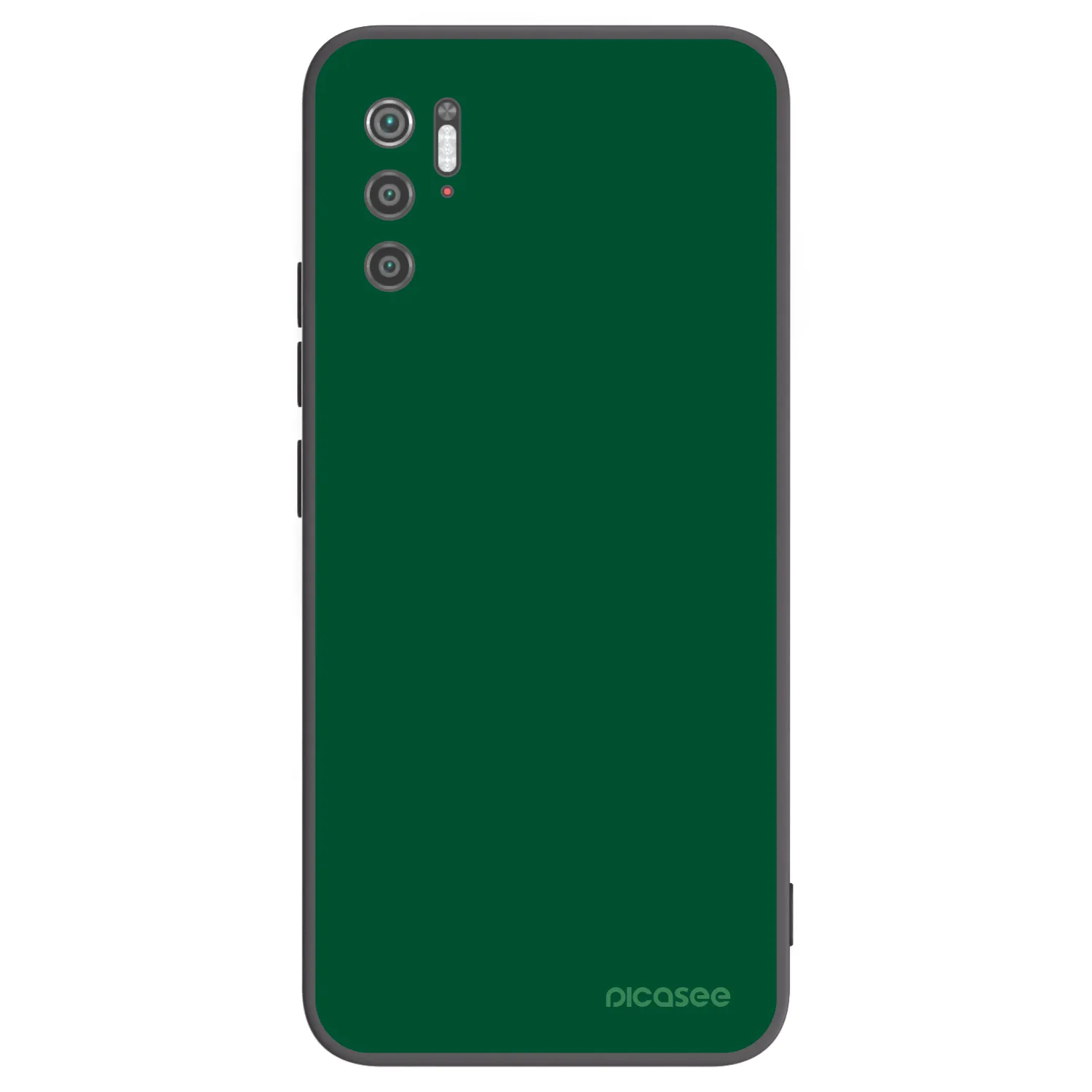 Picasee husă neagră din silicon pentru Xiaomi Poco M3 Pro 5G - Green Gleam