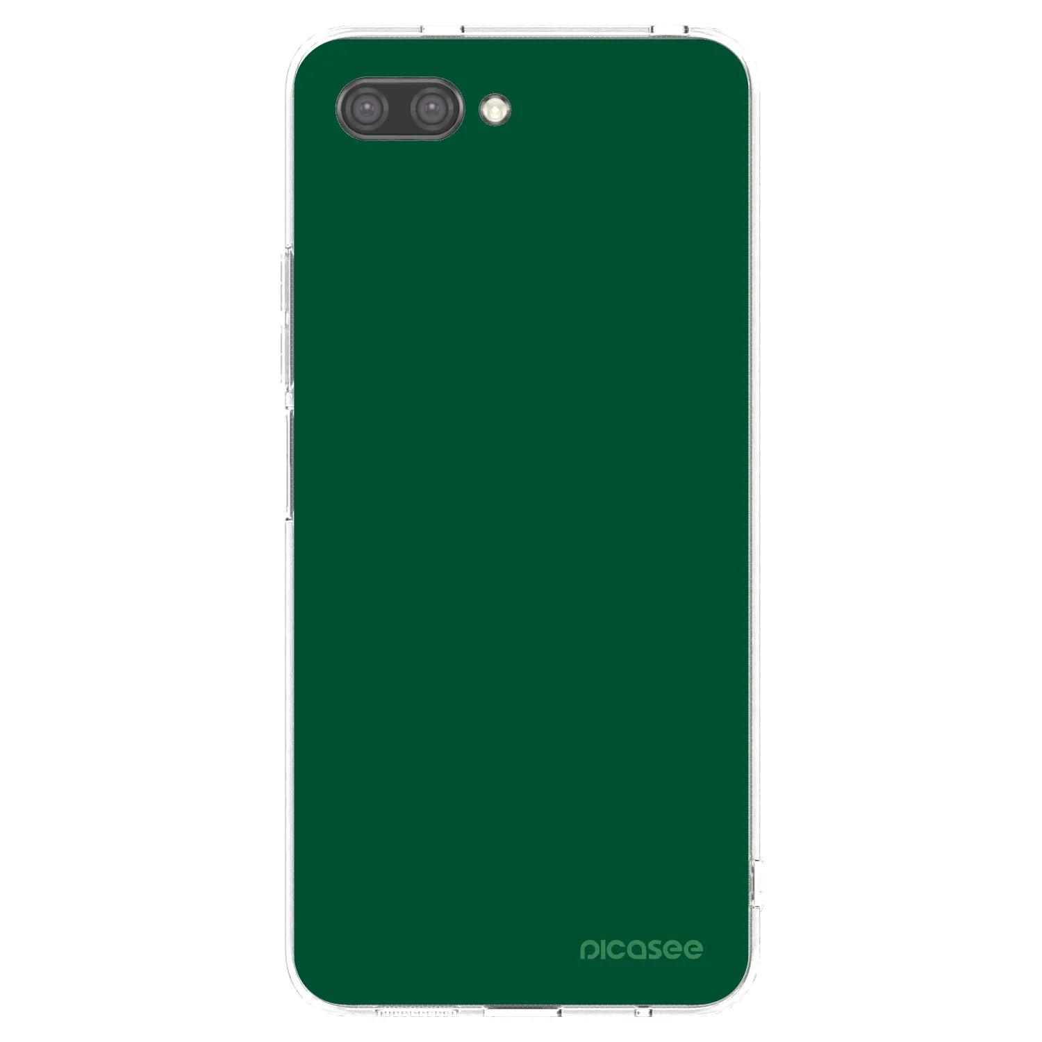 Picasee husă transparentă din silicon pentru Honor 10 - Green Gleam