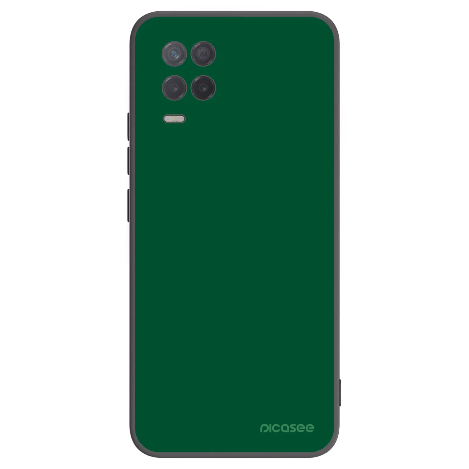Picasee husă neagră din silicon pentru Realme 8 5G - Green Gleam
