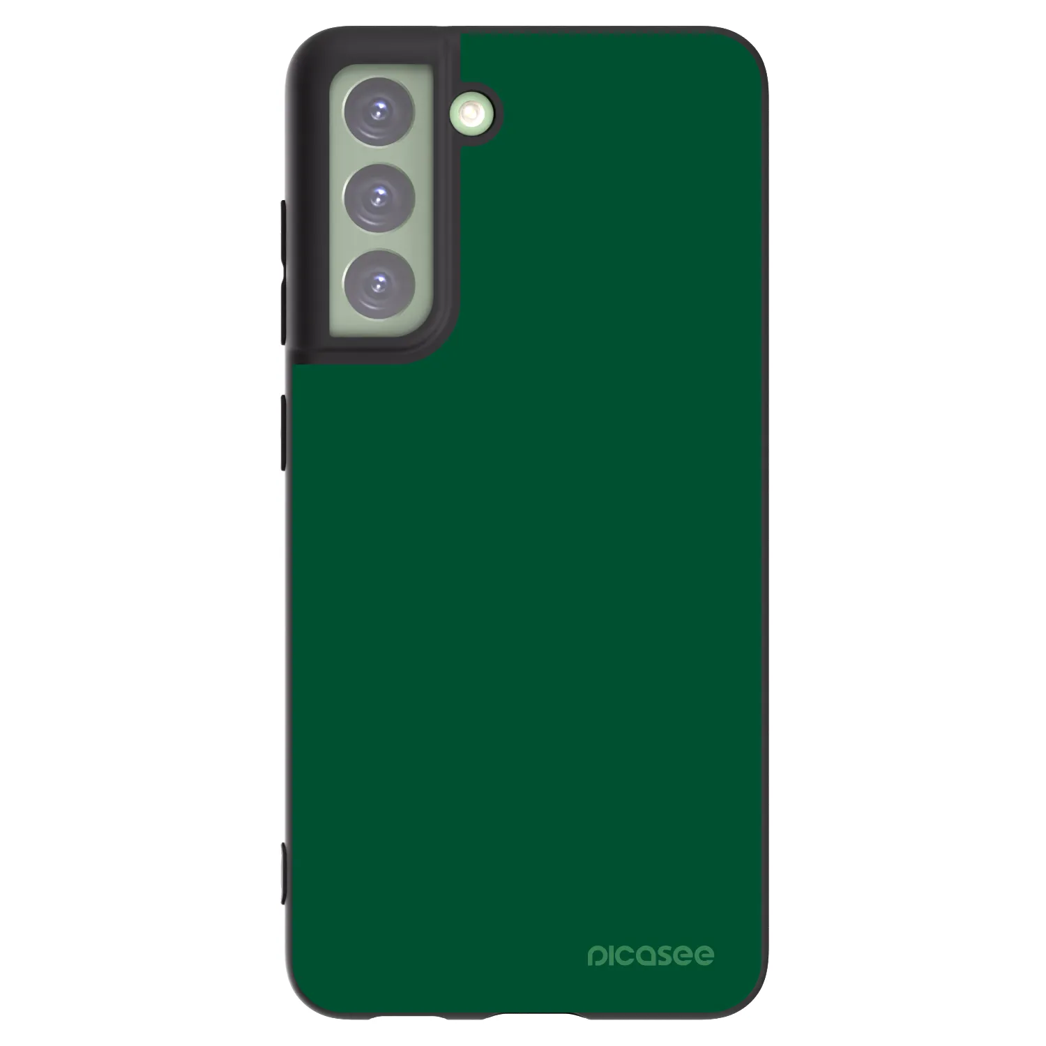 Picasee husă neagră din silicon pentru Samsung Galaxy S21 FE 5G - Green Gleam