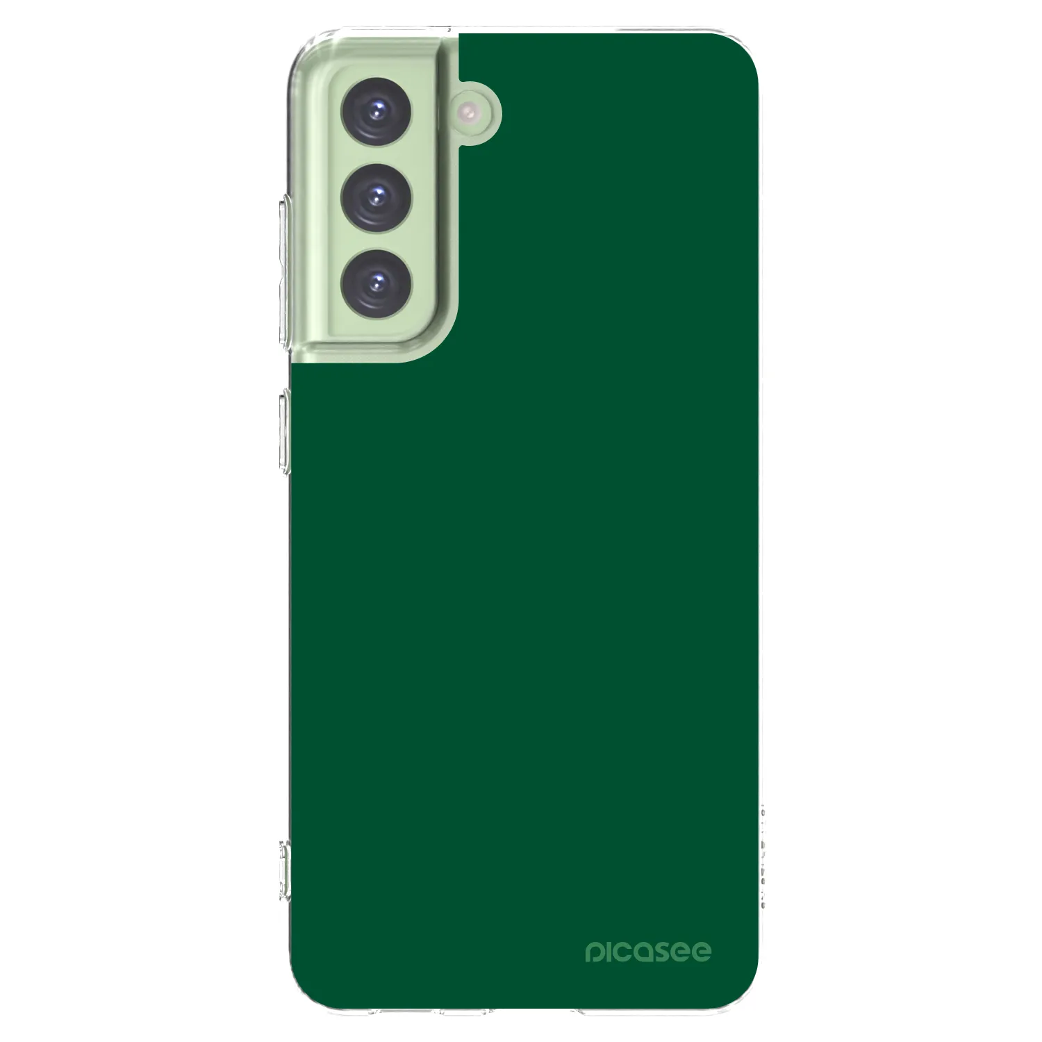 Picasee husă transparentă din silicon pentru Samsung Galaxy S21 FE 5G - Green Gleam