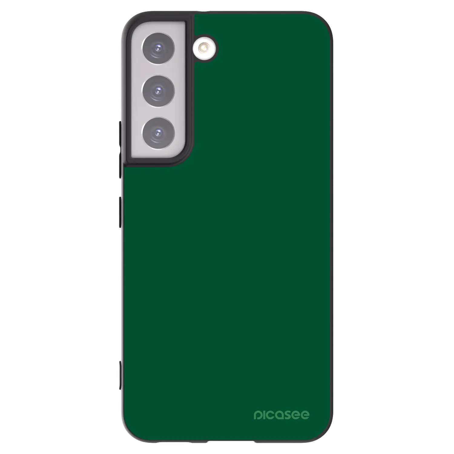 Picasee husă neagră din silicon pentru Samsung Galaxy S22 5G - Green Gleam