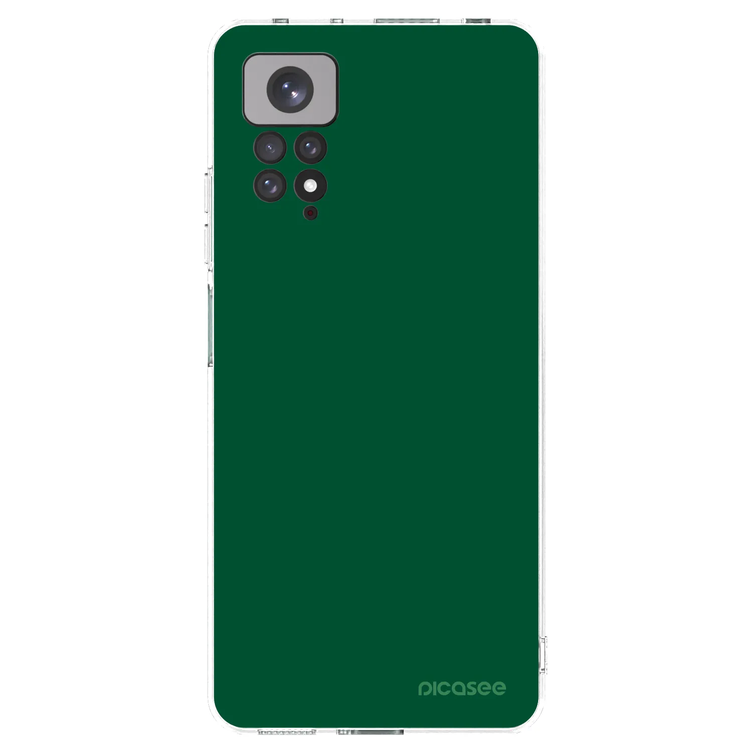 Picasee husă transparentă din silicon pentru Xiaomi Redmi Note 11S 4G - Green Gleam